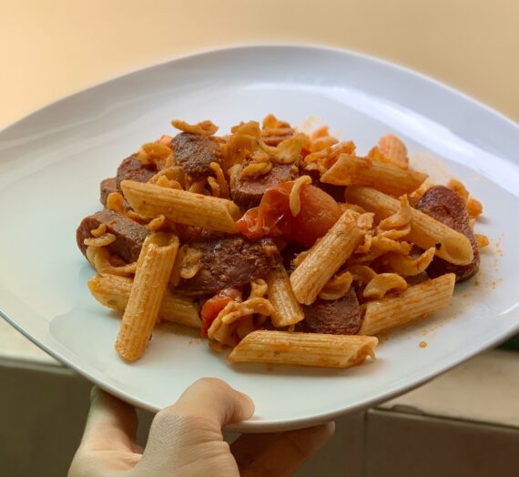 Tomato Pasta with Sudjuk